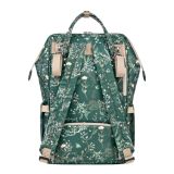 Bolsa de mamá Kikkaboo Siena Luxe Secret Garden Verde Intenso - imagen 2