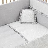 Jgo 2 Pcs.colcha I-v. Cuna 70 Liberty Gris 70x140x3 Cm - Cambrass - imagen 2