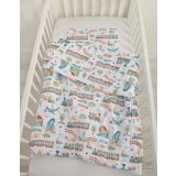 Juego de Cuna 2 Piezas My Sweet Baby - Turquesa Trenes - imagen 2