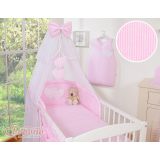 Juego de Cuna 5 piezas My Sweet Baby con Mosquitera Rosa - imagen 2