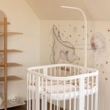 Varilla de madera para dosel Woody – Blanco