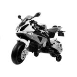 Moto eléctrica BMW S1000RR plateada