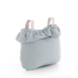 Bolso organizador Boho Taylor Cambrass azul vichy, vista frontal