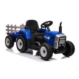 Tractor Eléctrico XMX611 Azul Lean Cars para Niños
