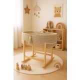 Moisés BOHO My Sweet Baby - Capazo de Algodón Beige
