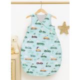 Cotton Sleeping Bag For Children, Size M, 3-12 Months, Tog 2.5, All-season - Mint Rabbits