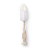 Cepillo y Chupete Babyono con Ventosa Beige - Cuidado del Bebé