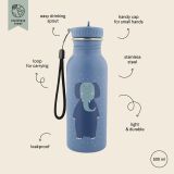 Botella de beber 500ml Trixie - Mrs. Elephant, acero inoxidable - imagen 2