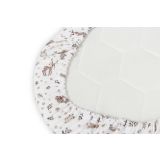 Sábana Ajustable para Capazo Sensillo de Algodón Beige - imagen 3