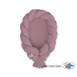 Braided Baby Nest 2 In 1 - Pastel Violet