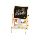 Pizarra de Dibujo Educativa Doble Cara de Madera 2 en 1