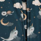 Saco de dormir con piernas 1-2 años 2,5 TOG Ballenas – Azul marino