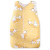 Cotton Sleeping Bag For Children, Size M, 6-12 Months, Tog 2.5, All-season, Little Sheep