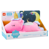Unicornio de Peluche Rosa con Proyector y Música