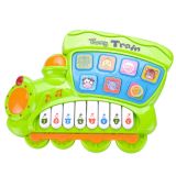 Piano Eléctrico Educativo Locomotora Verde