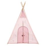 Teepee de madera con alfombra acolchada Kikkaboo - Casa Rosa - imagen 3