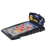 Juego de pinball infantil Lean Toys 42x26 cm, vista lateral con luces