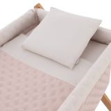 Minicuna Tijera Madera Tender Blush/natural 55x87x74 Cm - Cambrass - imagen 2