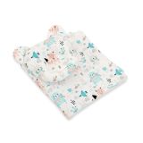 Juego de Cuna con Almohada Oso - My Sweet Baby - Azul