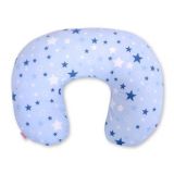 Almohada de Lactancia My Sweet Baby, Cojín Ergonomico Azul Estrellas