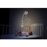 Carrusel Chicco Toys en color gris, ideal para cunas