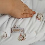 Saco de dormir con piernas 1-2 años 2,5 TOG Ovejitas – Blanco