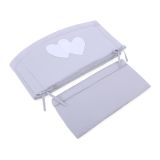 Protector de Cuna XXL My Sweet Baby - Hearts Grey - imagen 2