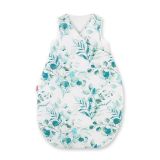 Cotton Sleeping Bag For Children, Size M, 3-12 Months, Tog 2.5, All-season - Eucaliptus Mint