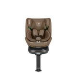 Kikkaboo i-Twist silla café, detalle arnés 5 puntos, reposacabezas y reductor