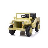 Coche eléctrico JH-103 color caqui 4x4