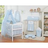 Juego de Cuna 5 Piezas My Sweet Baby con Mosquitera Azul - imagen 3