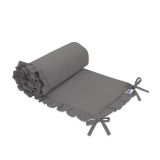 Protector de Cuna My Sweet Baby Anthracite con Volantes