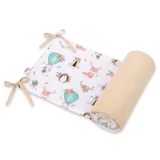 Protectores de Cuna My Sweet Baby: Bumper Universal Beige Zorros