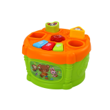 Tambor Interactivo Educativo en Verde y Naranja