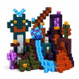 Bloques magnéticos Pixel con diseños de fantasía en colorido plástico.