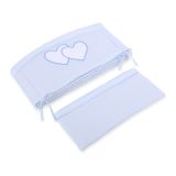 Protector de Cuna XXL My Sweet Baby - Corazones Azules - imagen 2
