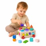 Juguete educativo de madera Lean toys, ideal para el aprendizaje