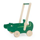 Carrito de madera para empujar - Mr. Crocodile