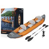 Kayak inflable Bestway mostrando su diseño y tamaño