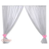 Cortinas para Niños con Corazones en Gris y Rosa My Sweet Baby