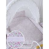 Moisés Wicker Hood Crib Jasmine My Sweet Baby - Blanco y Rosa - imagen 3