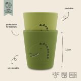 Vasos de silicona Trixie Mr. Dino 2-pack para bebés - imagen 2
