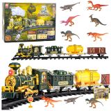 Classic Train Dinosaurs Lights Sounds Smoke 39 pcs.