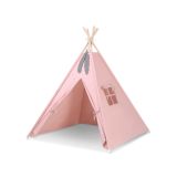 Teepee Rosa Pastel de My Sweet Baby con decoración creativa.