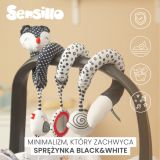 Espiral Educativa de Peluche BLACK&WHITE Sensillo - imagen 2