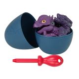 Set de Dinosaurio Stygimoloch con Huevo y Destornillador Púrpura