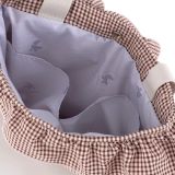 Bolso organizador Taylor Cambrass 13x38 cm rosa, vista con cremallera
