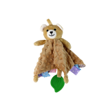 Osito de peluche suave con manta y mordedor