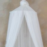 Dosel de techo de tul – Crudo