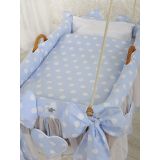 Cuna colgante de mimbre My Sweet Baby - Puntos Celestes